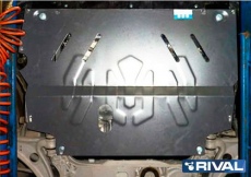 Защита алюминиевая Rival для картера и КПП Seat Alhambra 2013-2016